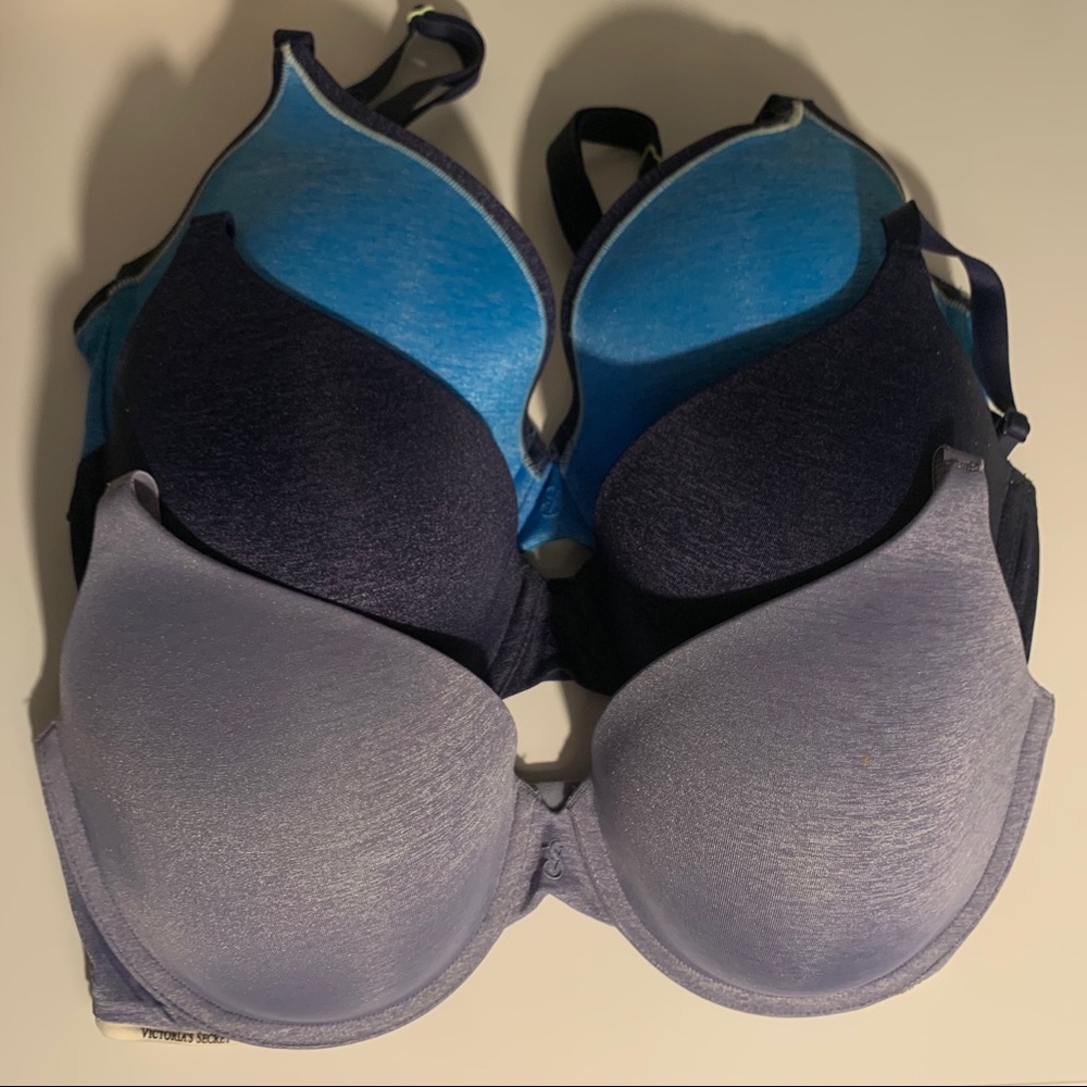 3 Uplift Semi Demi Victoria’s Secret Bras